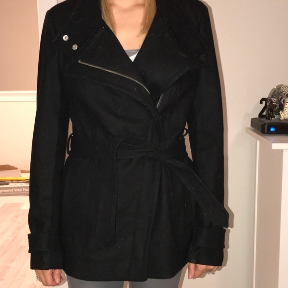 Express Jackets & Blazers - Express black coat.